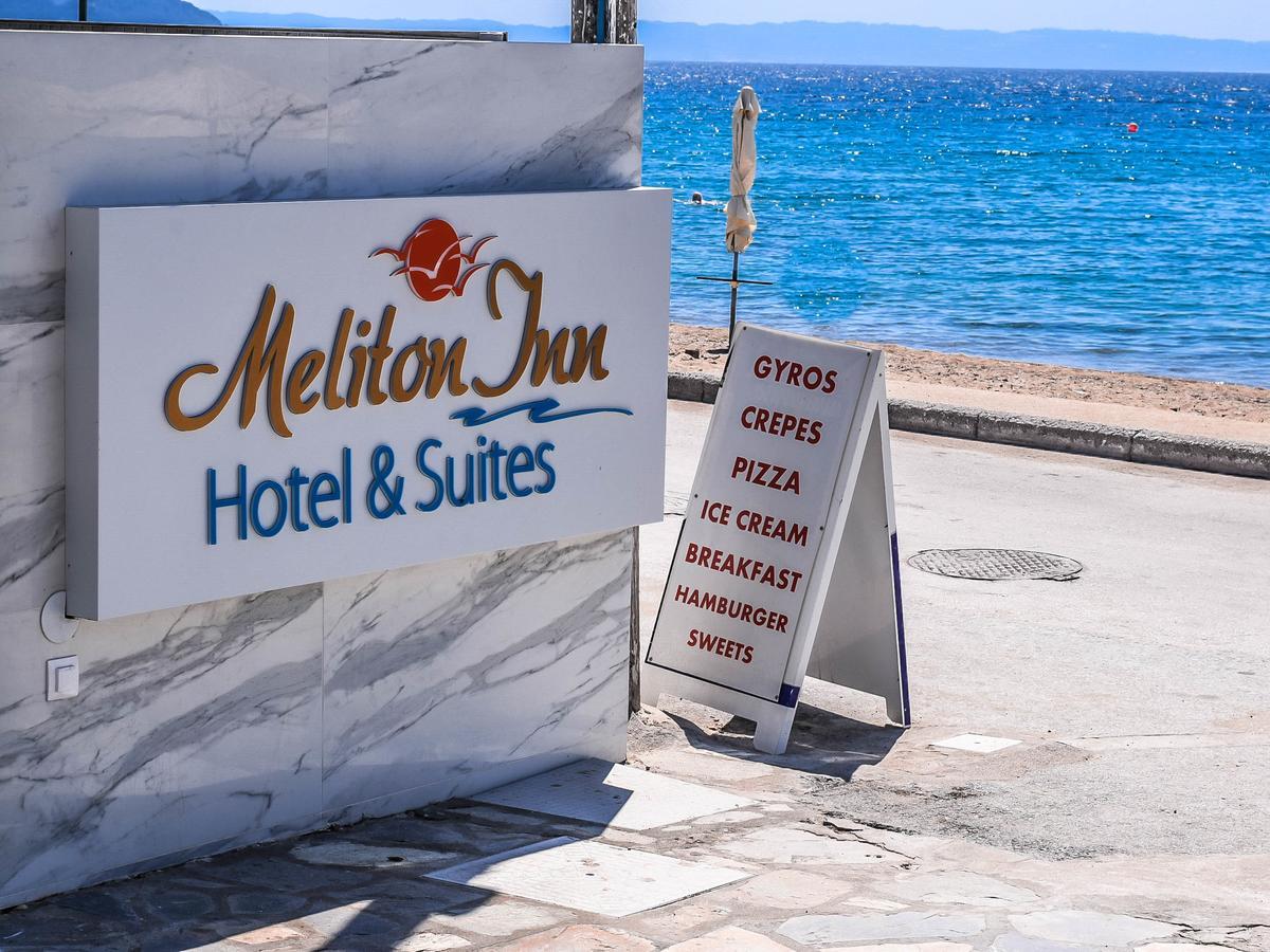 Meliton Inn Hotel & Suites By The Beach Неос Мармарас Екстериор снимка